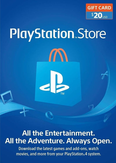 20 USD PSN Gift Card
